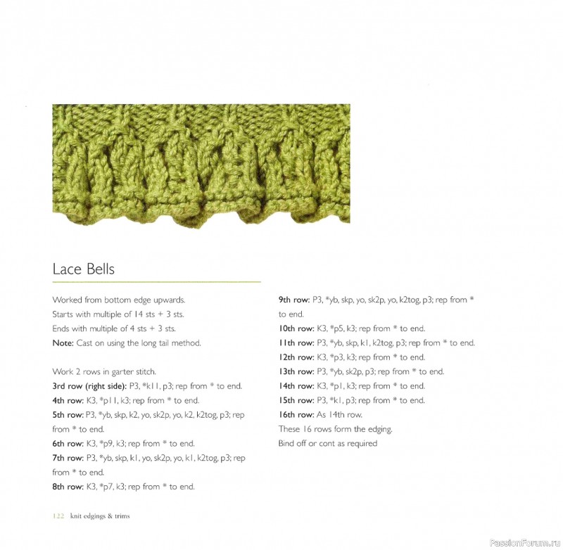 Вязаные проекты в книге &laquo;Knit Edgings & Trims 150 Stitches&raquo;.