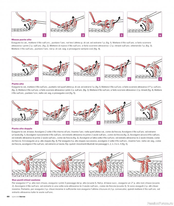 Вязаные проекты в журнале «Mani di Fata Speciale Borse - Dicembre 2025»