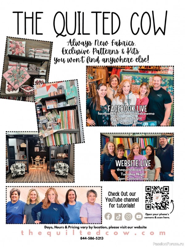 Коллекция проектов для рукодельниц в журнале «American Patchwork & Quilting №196 2025»