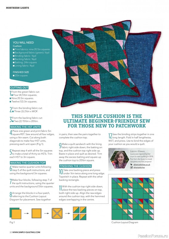 Коллекция проектов для рукодельниц в журнале «Love Patchwork & Quilting №168 2026»