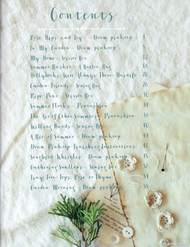 Коллекция вышивки в книге «Sewing Club»