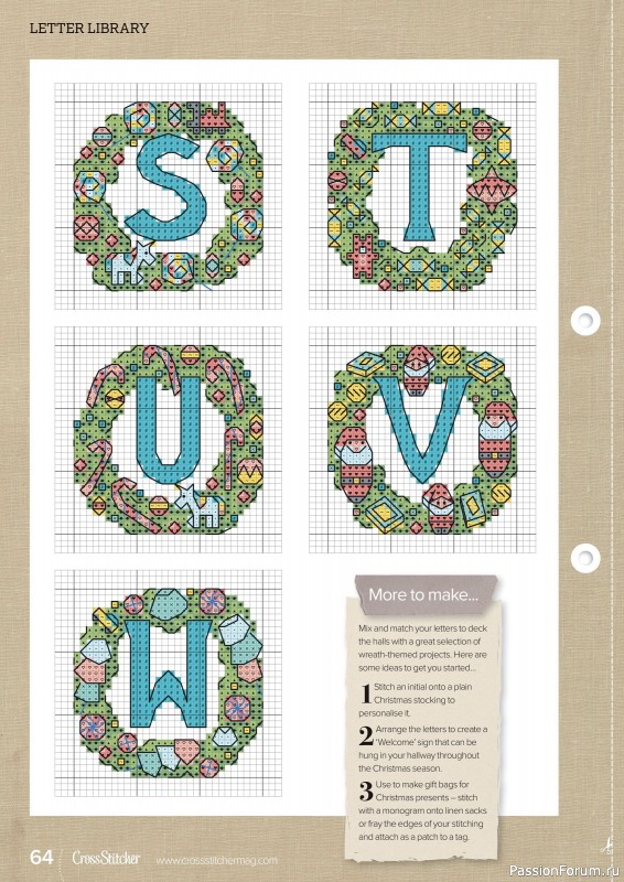Коллекция вышивки в журнале «CrossStitcher №389 2022»