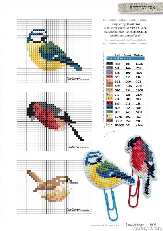 Коллекция вышивки в журнале «CrossStitcher №394 2023»