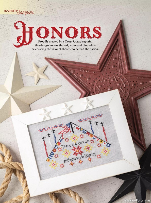 Коллекция вышивки в журнале «Just CrossStitch - Summer 2025»