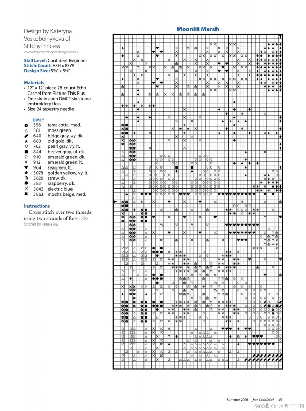 Коллекция вышивки в журнале &laquo;Just CrossStitch - Summer 2026&raquo;