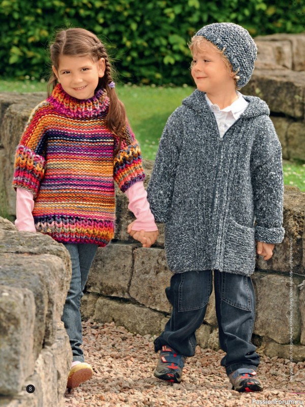 Вязаные модели для детей в журнале «Kinder Maschenmode №4 2025»