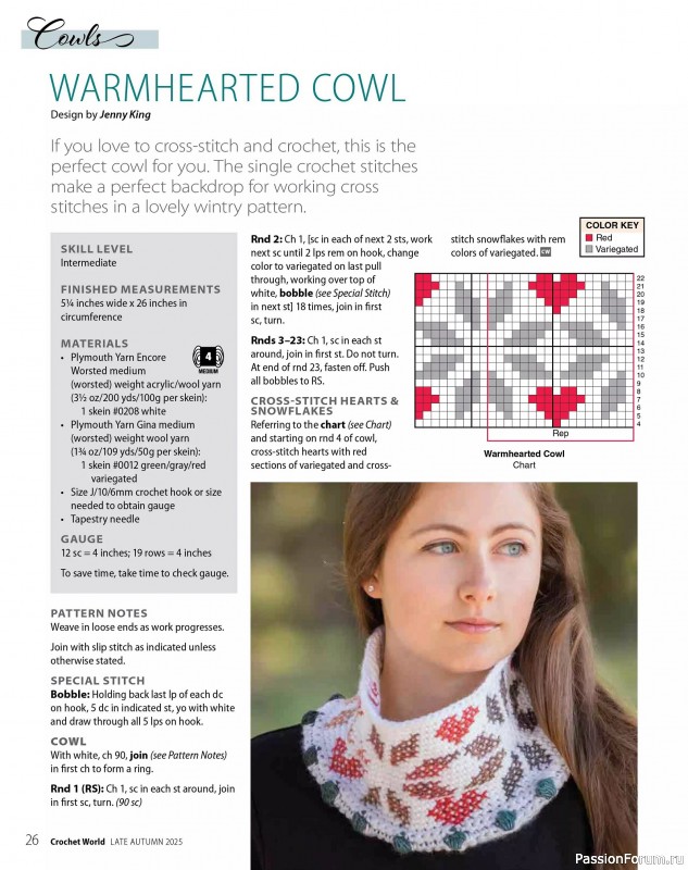 Вязаные проекты крючком в журнале «Crochet World Specials - Late Autumn 2025»