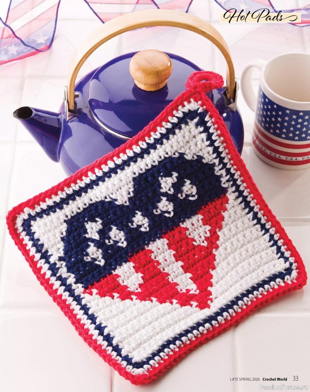 Вязаные проекты крючком в журнале &laquo;Crochet World Specials - Late Spring 2026&raquo;