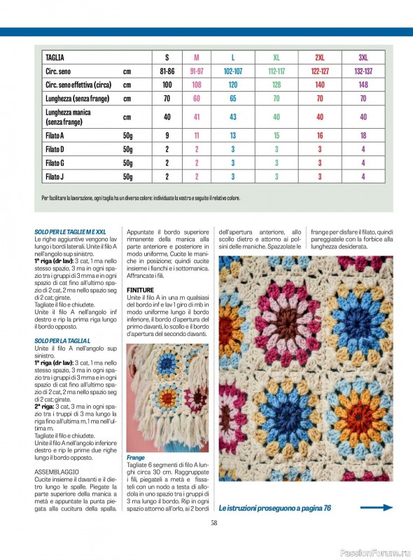 Вязаные проекты крючком в журнале «L'uncinetto di Gio №48 2025»