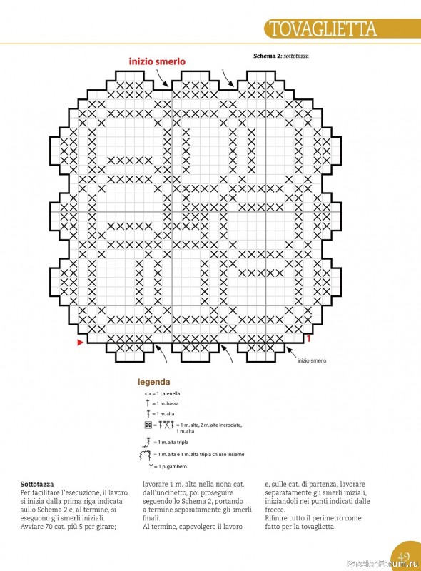 Вязаные проекты крючком в журнале «Motivi all’Uncinetto №61 2022»