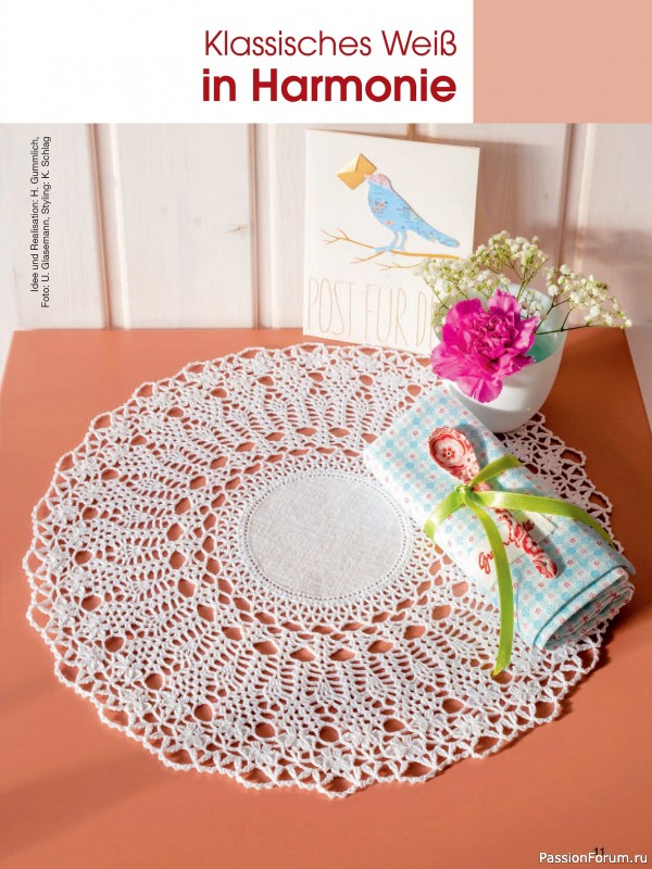 Вязаные проекты спицами в журнале «Hakeln Kreativ №1 2026»