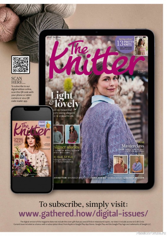 Вязаные проекты спицами в журнале «The Knitter №229 2026»