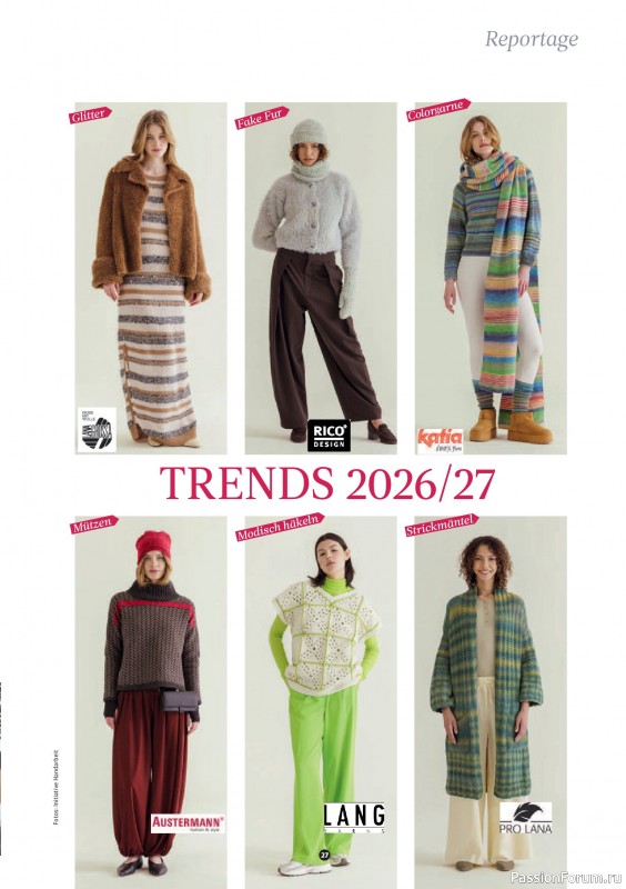 Вязаные проекты спицами в журнале «The Knitter №83 2026 Germany»