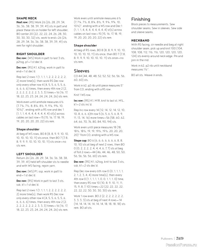 Вязаные проекты в книге &laquo;100 Knits: Interweave's Ultimate Pattern Collection&raquo;. Часть 3