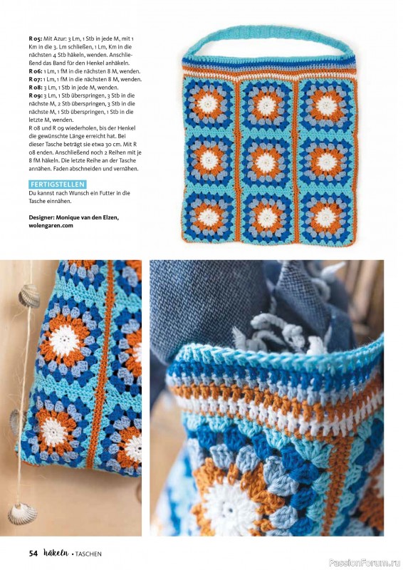 Вязаные проекты в журнале &laquo;Hakeln Spezial №2 2026 - Taschen&raquo;