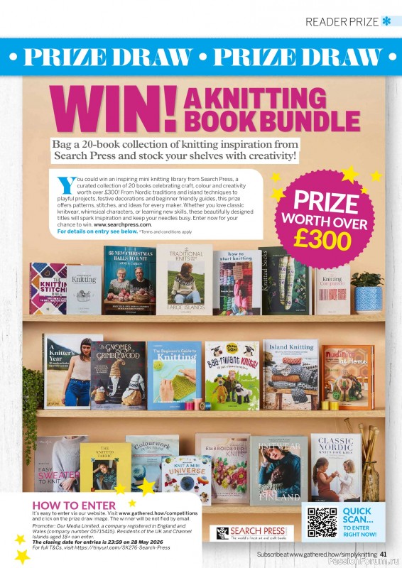 Вязаные проекты в журнале &laquo;Simply Knitting №276 2026&raquo;