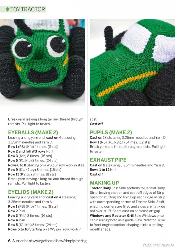 Вязаные проекты в журнале «Simply Knitting №278 2026»