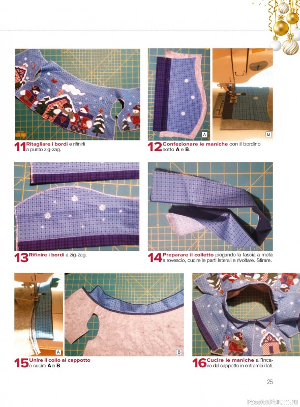 Коллекция проектов для рукодельниц в журнале «I Love Cucito Speciale №6 2025-2026 Natale»