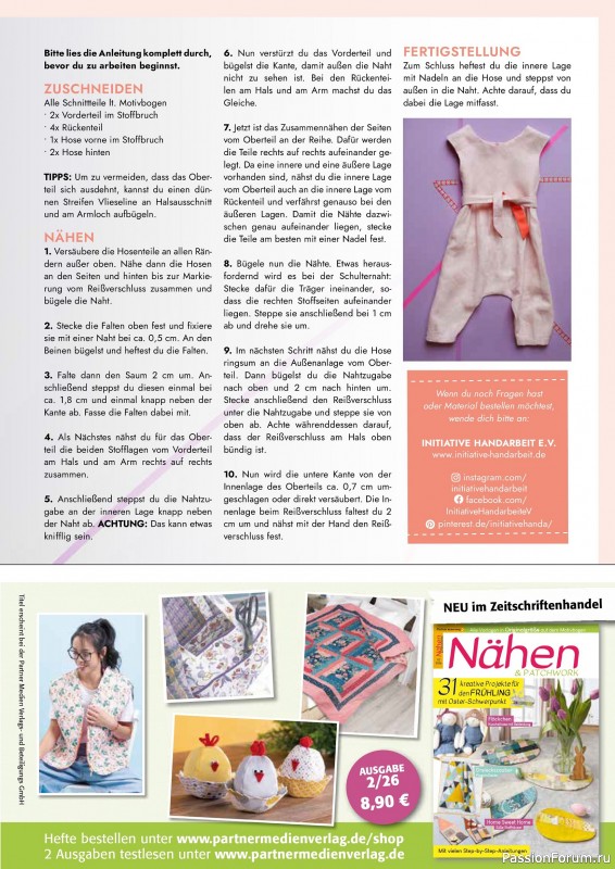 Коллекция проектов для рукодельниц в журнале &laquo;Patchwork Magazin Spezial №51 2026&raquo;