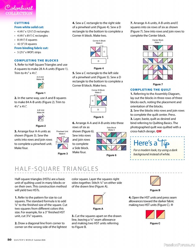 Коллекция проектов для рукодельниц в журнале &laquo;Quilter's World - Summer 2026&raquo;