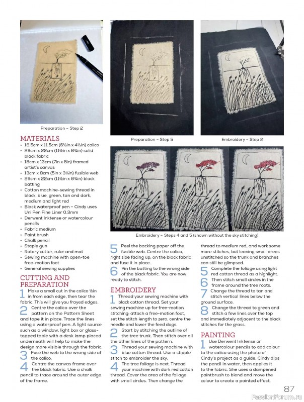 Коллекция проектов для рукодельниц в журнале «Quilters Companion №136 2025»