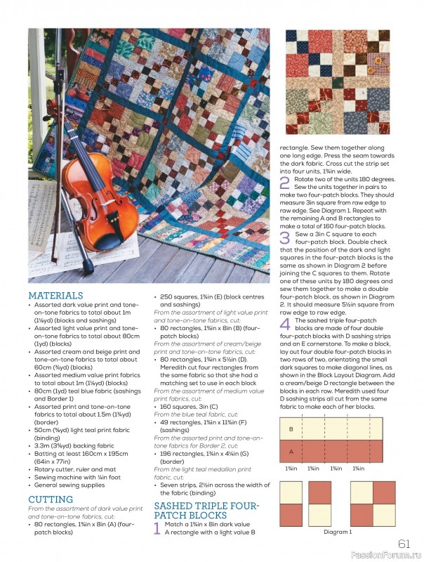 Коллекция проектов для рукодельниц в журнале &laquo;Quilters Companion №138 2026&raquo;