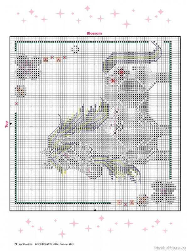 Коллекция вышивки в журнале «Just CrossStitch - Summer 2024»