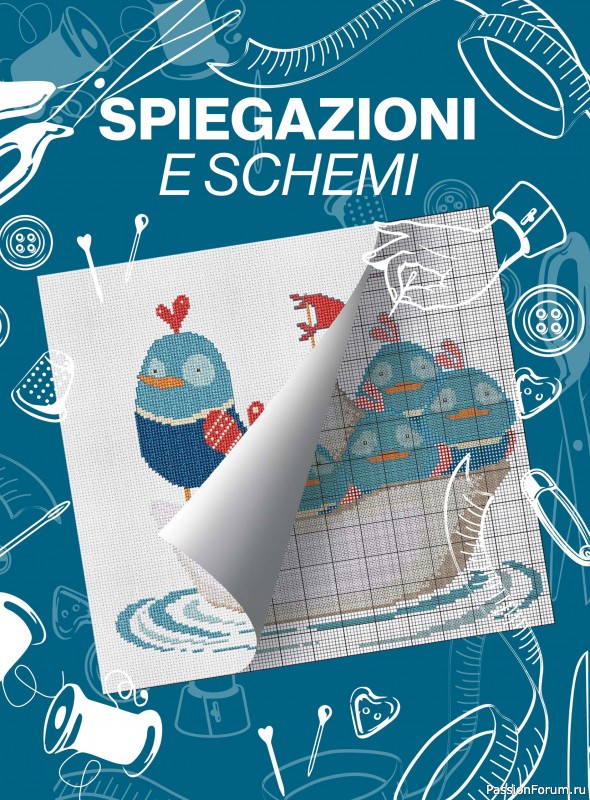 Коллекция вышивки в журнале &laquo;Profilo Punto Croce Bebe №1 2026&raquo;