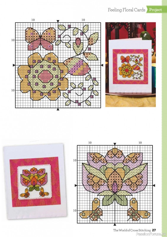 Коллекция вышивки в журнале «The World of Cross Stitching №374 2026»