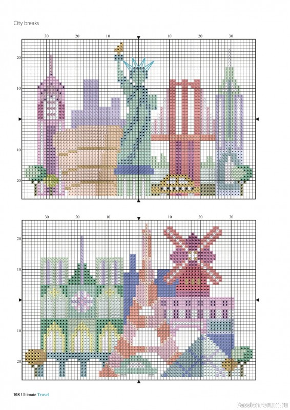 Коллекция вышивки в журнале &laquo;Ultimate Cross Stitch Travel 2026&raquo;