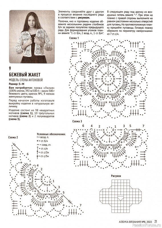 Школа вязания в журнале «Азбука вязания №8 2022»