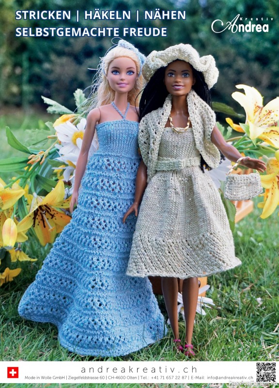 Вязаные модели для детей в журнале &laquo;Andrea Kreativ №6 2025&raquo;