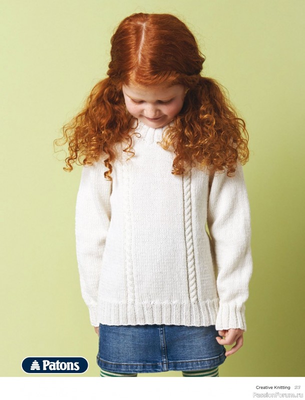 Вязаные модели спицами в журнале «Creative Knitting №84 2024»