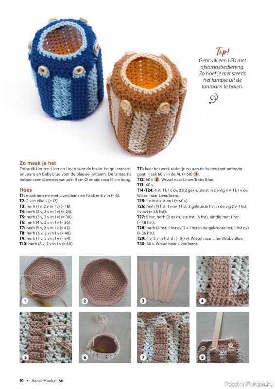 Вязаные проекты крючком в журнале &laquo;Aan de Haak №66 2025&raquo;