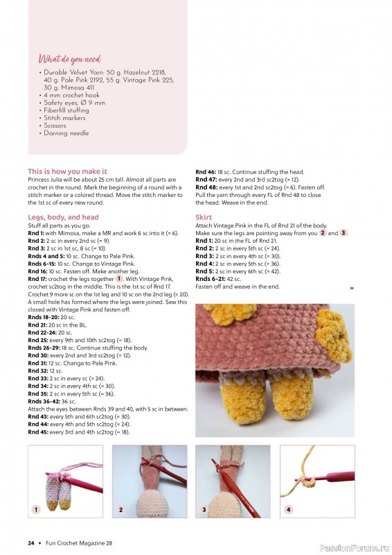 Вязаные проекты крючком в журнале &laquo;Fun Crochet Magazine №28 2026&raquo;