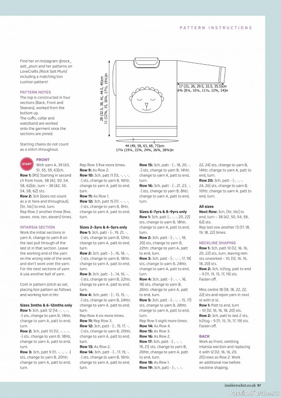 Вязаные проекты крючком в журнале &laquo;Inside Crochet №185 2025&raquo;