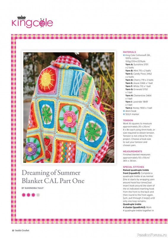 Вязаные проекты крючком в журнале &laquo;Inside Crochet №189 2026&raquo;