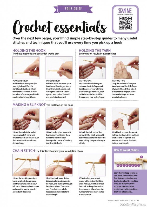 Вязаные проекты крючком в журнале «Simply Crochet №168 2025»
