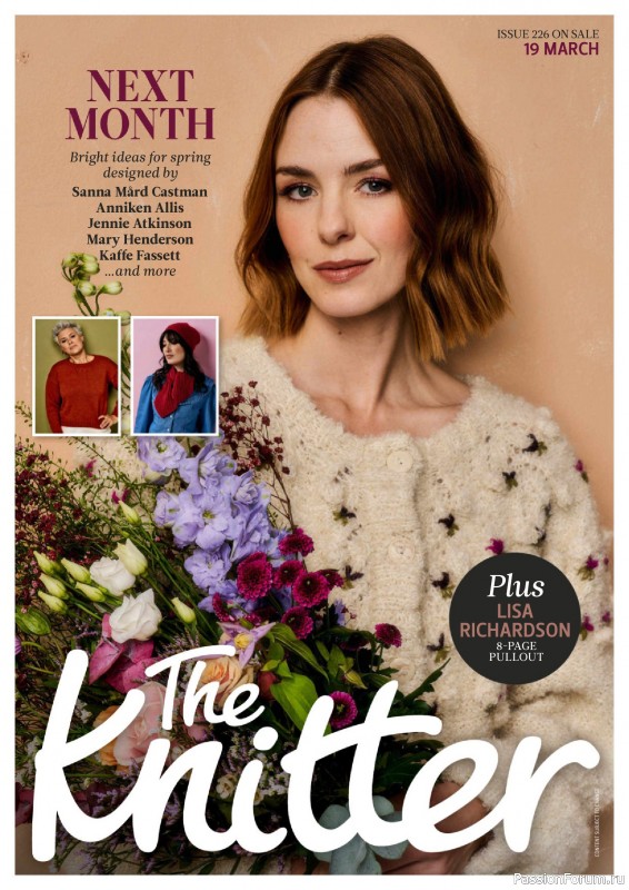 Вязаные проекты спицами в журнале &laquo;The Knitter №225 2026&raquo;
