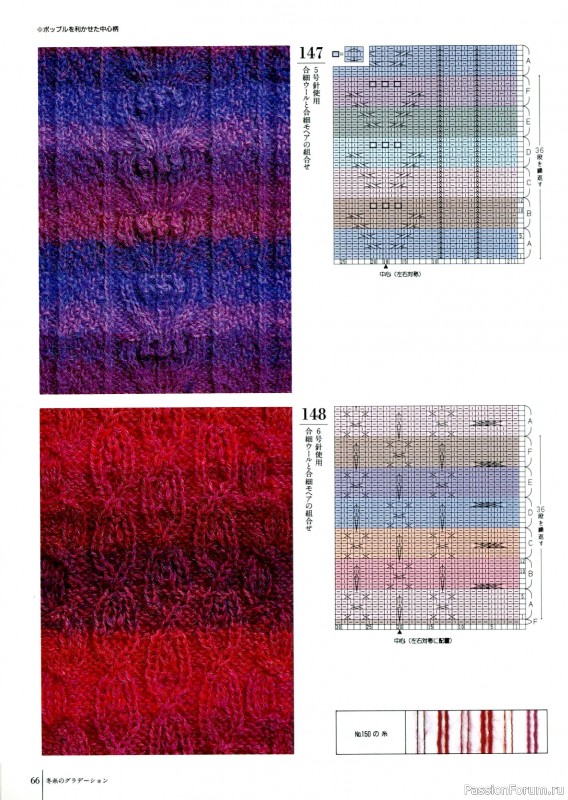 Вязаные проекты в книге «Fun of Color Patterns 200».