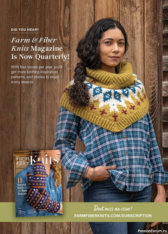 Вязаные проекты в журнале «Farm & Fiber Knits - Summer 2026»