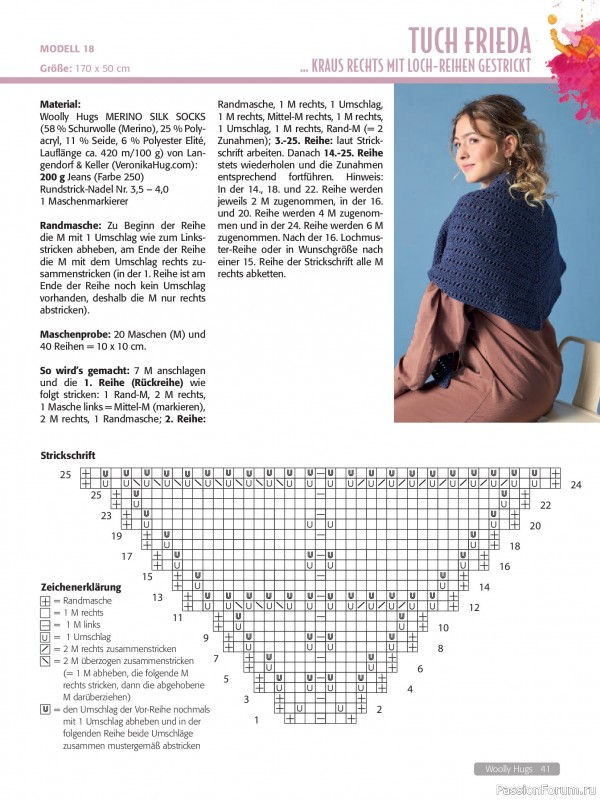 Вязаные проекты в журнале «Woolly Hugs Maschenwelt №6 2025»