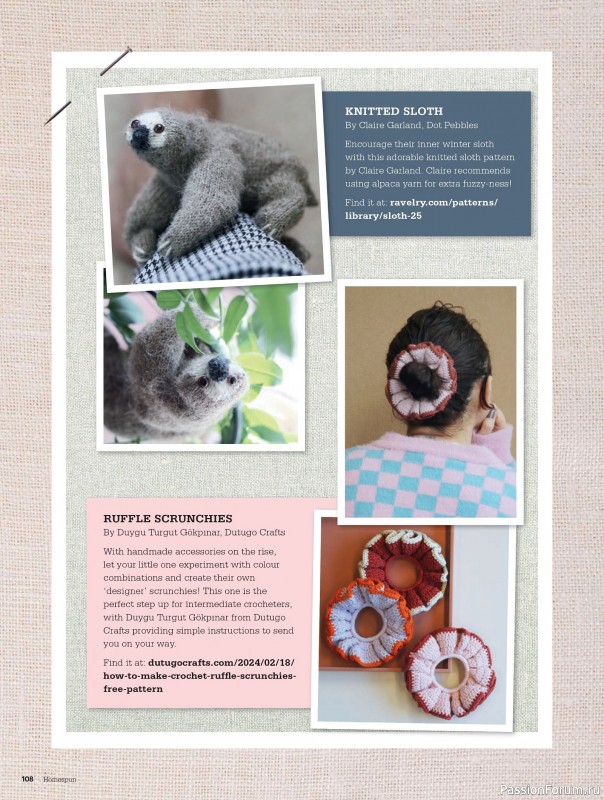 Коллекция проектов для рукодельниц в журнале «Australian Homespun №231 2026»