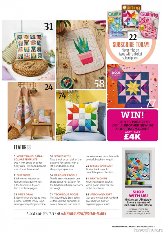 Коллекция проектов для рукодельниц в журнале &laquo;Love Patchwork & Quilting №161 2026&raquo;