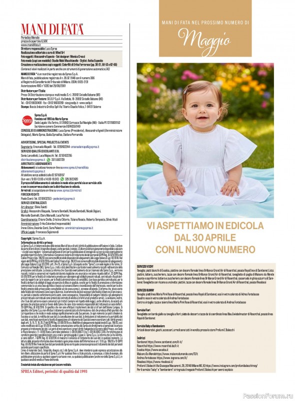 Коллекция проектов для рукодельниц в журнале &laquo;Mani di Fata - Aprile 2026&raquo;