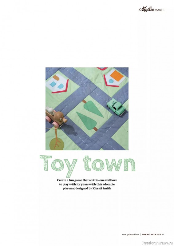 Коллекция проектов для рукодельниц в журнале «Mollie Makes – Making with Kids 2025»