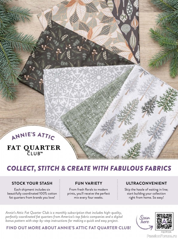 Коллекция проектов для рукодельниц в журнале «Quilter's World - Winter 2026»