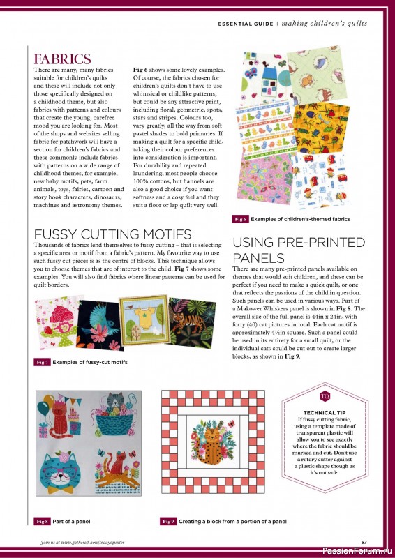 Коллекция проектов для рукодельниц в журнале «Todays Quilter №122 2024»