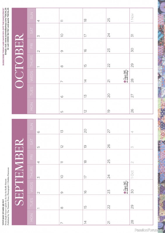 Коллекция проектов для рукодельниц в журнале «Todays Quilter №132 2025»