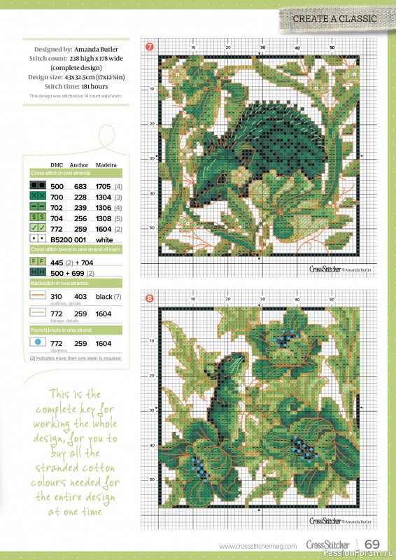 Коллекция вышивки в журнале «CrossStitcher №420 2025»